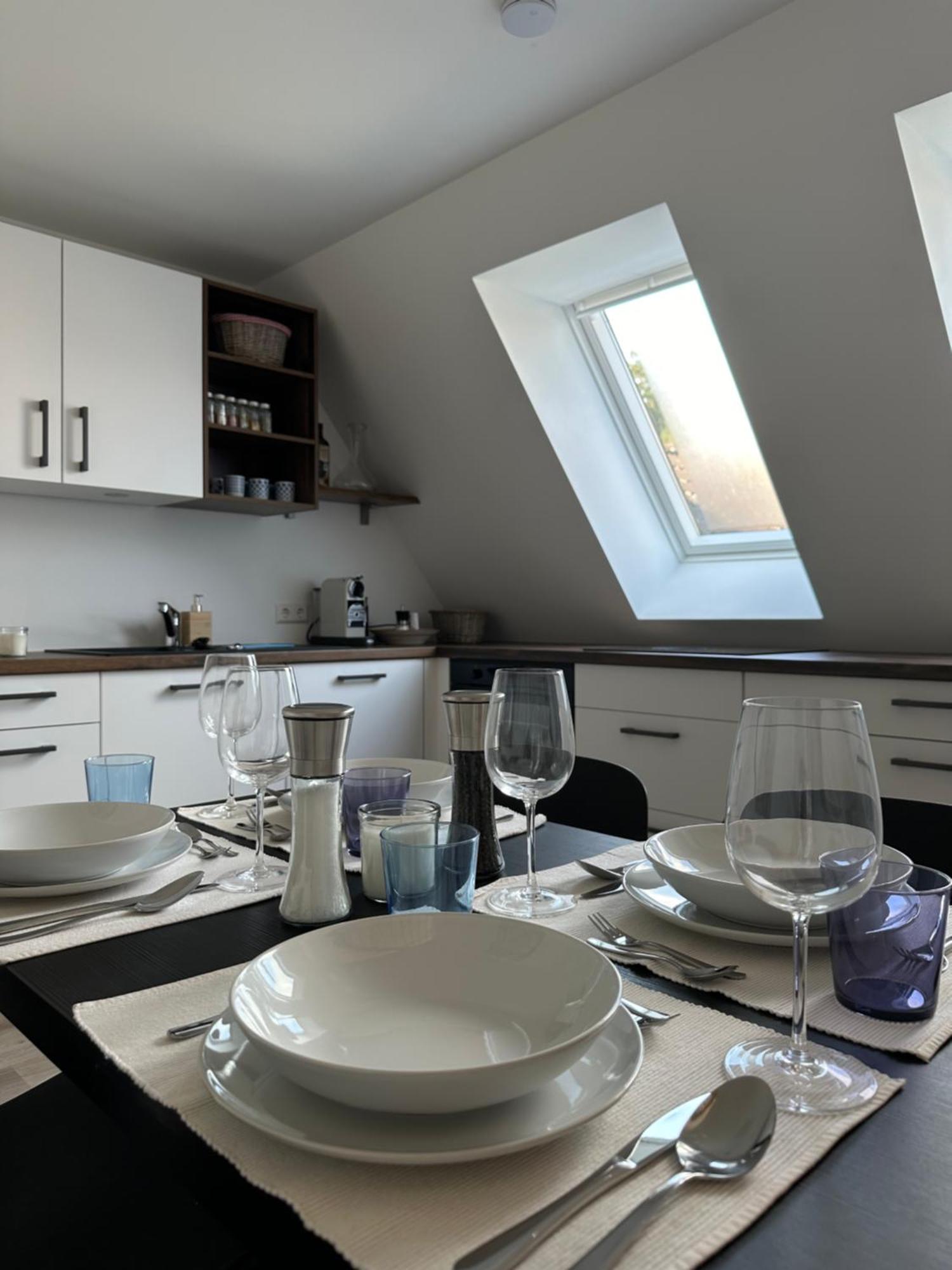 Exklusive Maisonette-Wohnung Am Rande Von Freiburg Merzhausen Esterno foto